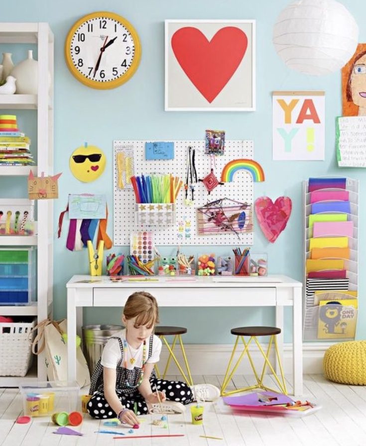 Girls rainbow room inspiration