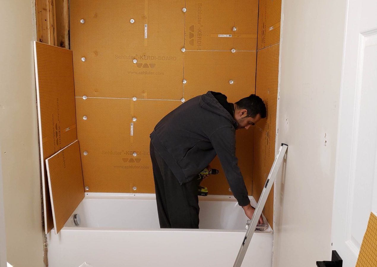 Challenges of installing a bathtub