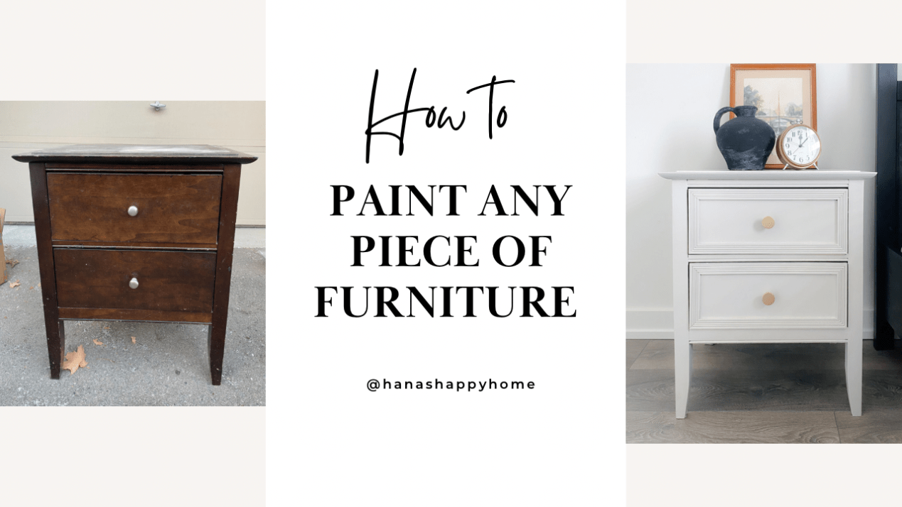 How to Paint an Old Nightstand to Make it Look Expensive!