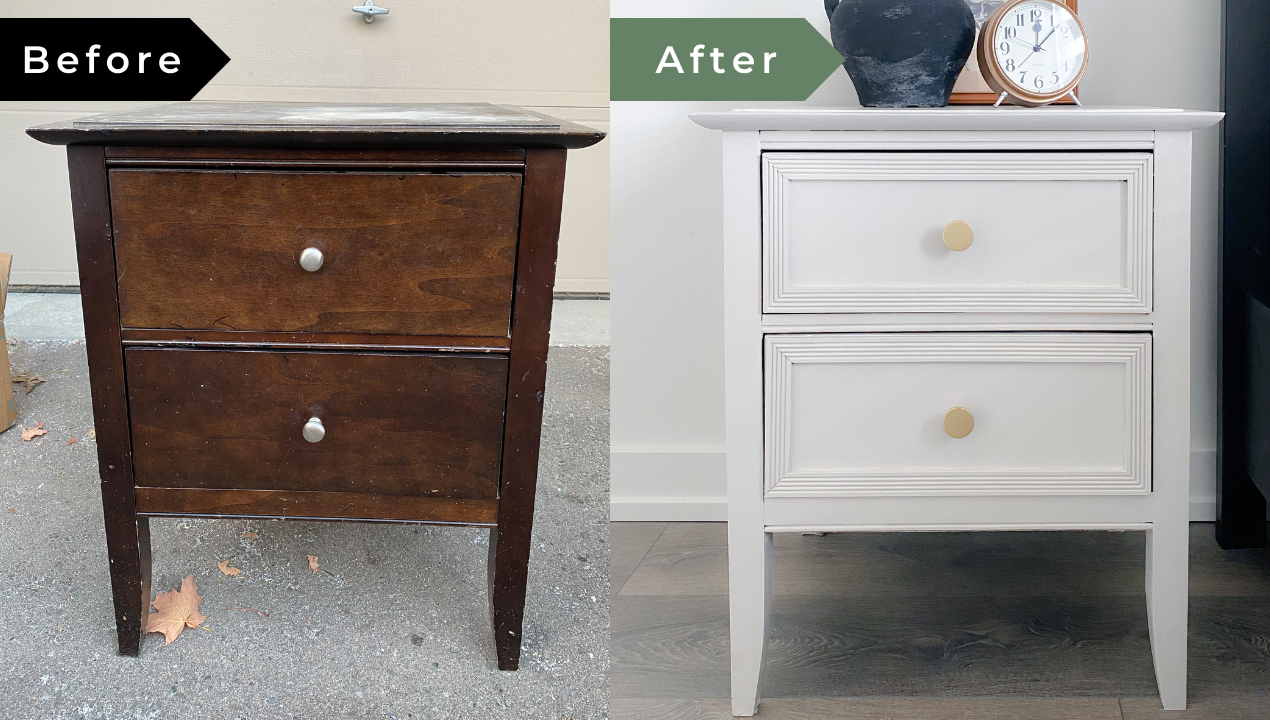 Stunning DIY Nightstand Flip with Paint