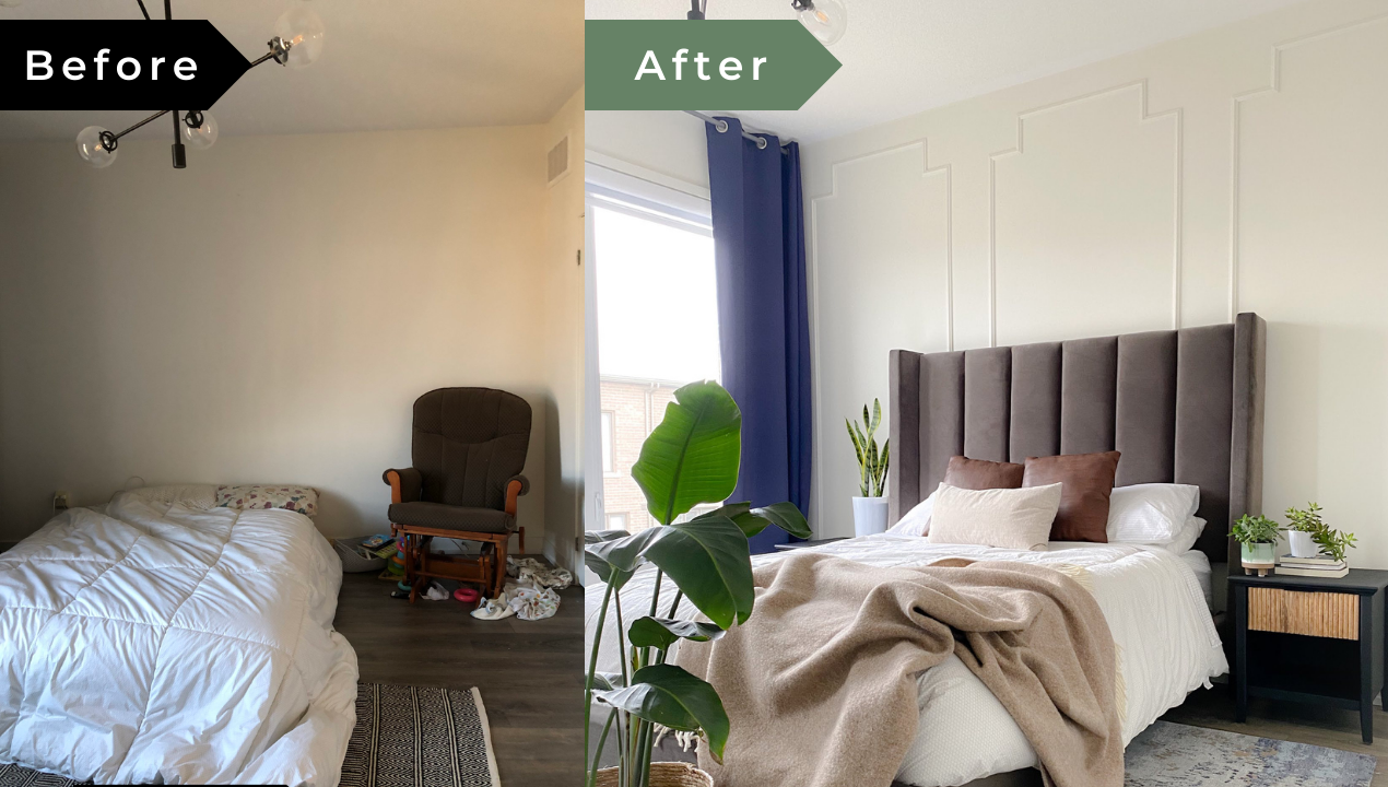 The BEST DIY Moulding Accent Wall Tutorial