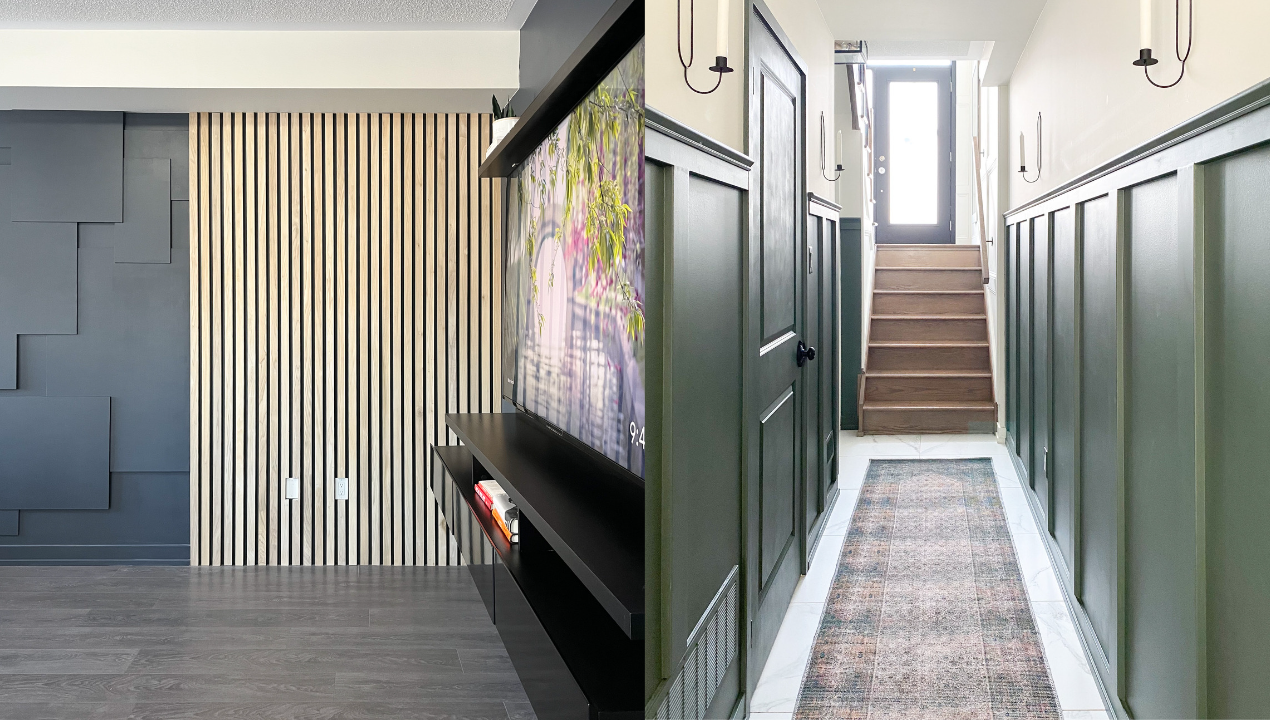 3 Types of Accent Walls with Wood Trim