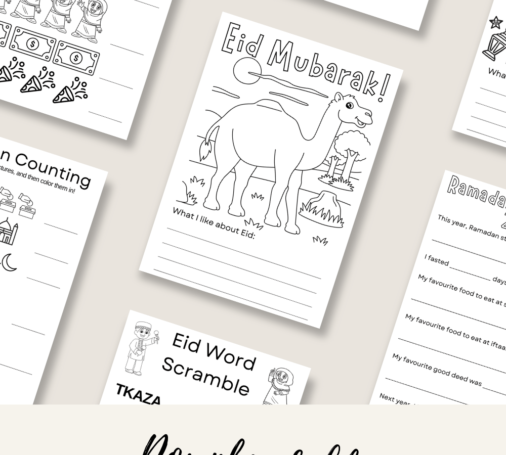 Eid Mubarak printables