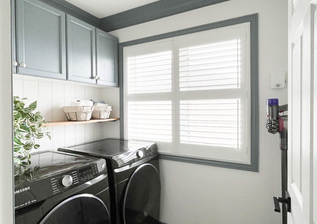 $300 Budget laundry room makeover