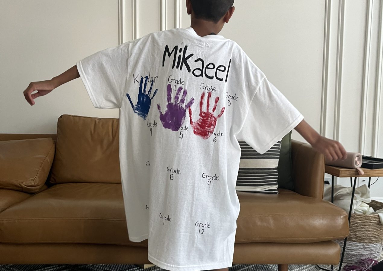 DIY Grow with Me Graduation Shirt Keepsake for Kids