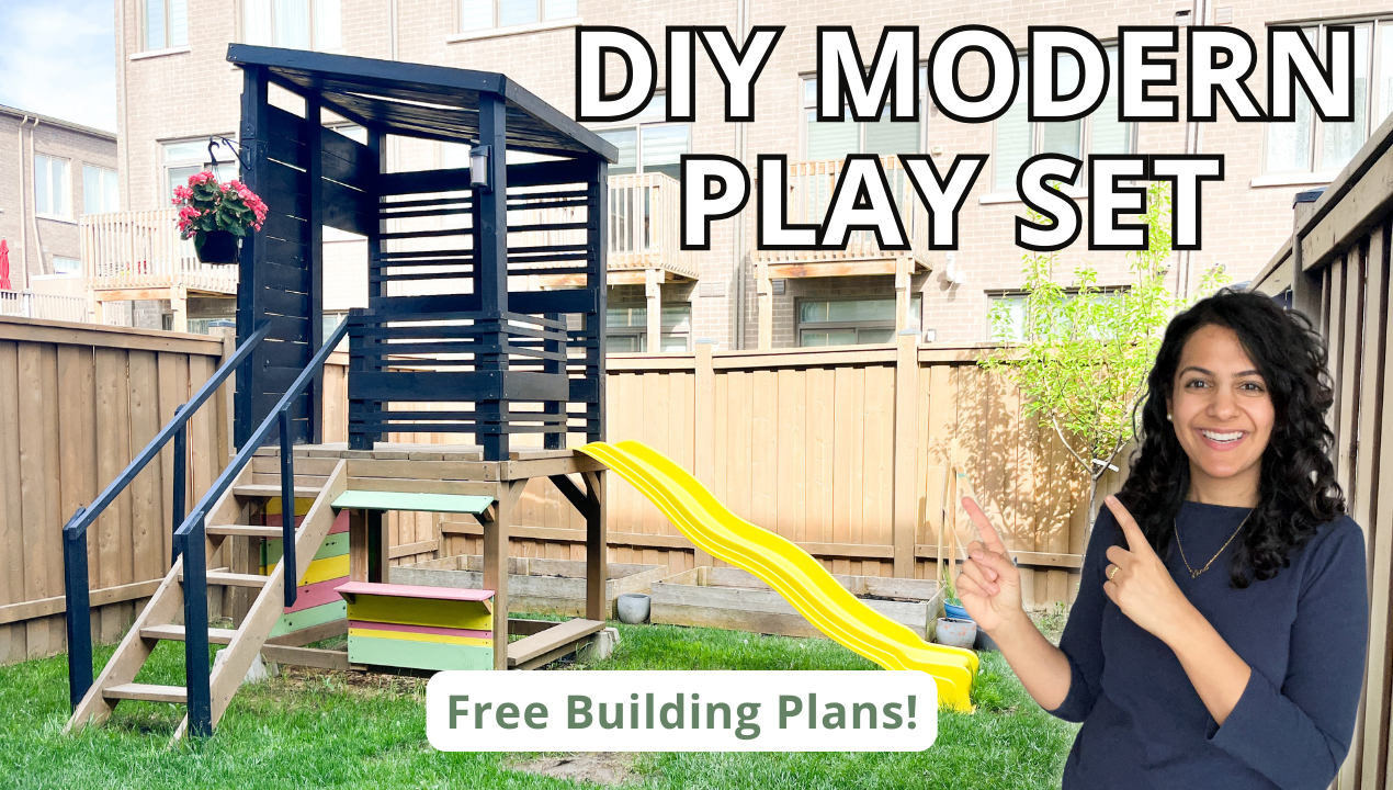 DIY Modern Play Set Free Building Plans