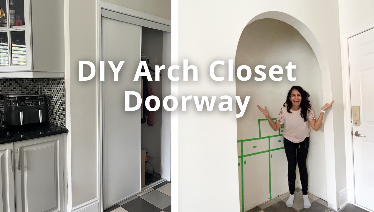 DIY Arch Closet Doorway