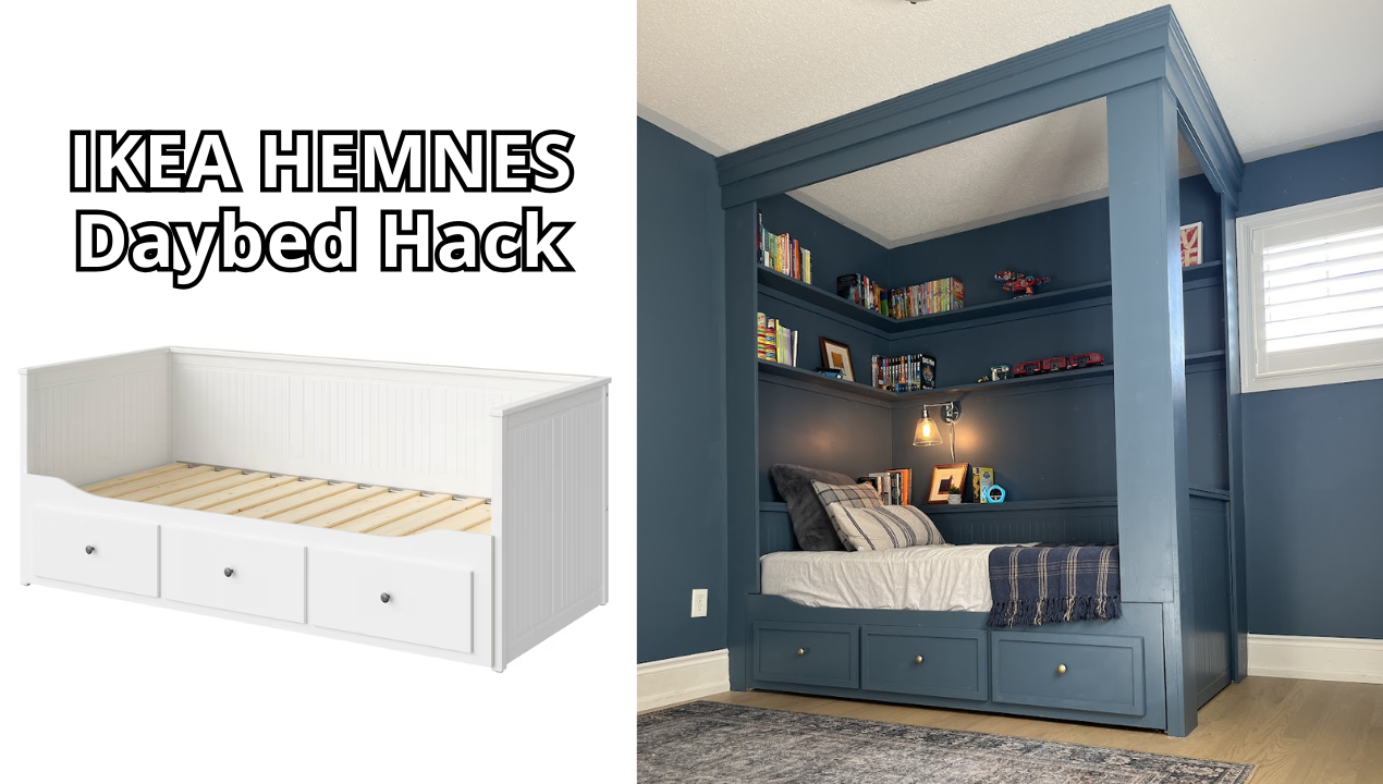 The coziest IKEA HEMNES Daybed Hack