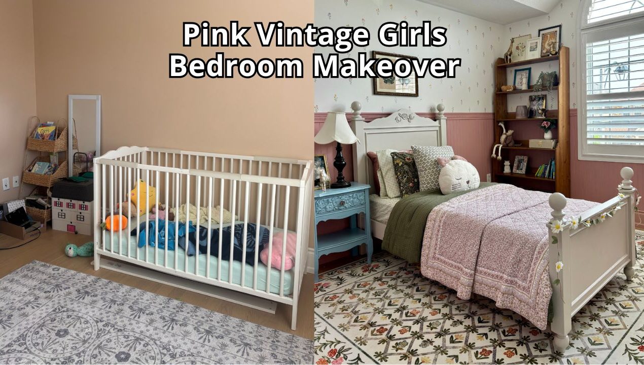 My Daughter’s Pink Vintage Floral Bedroom