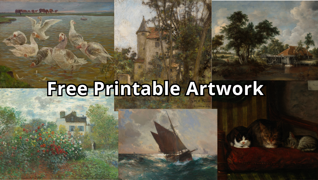 Free Printable Art Prints for Your Home