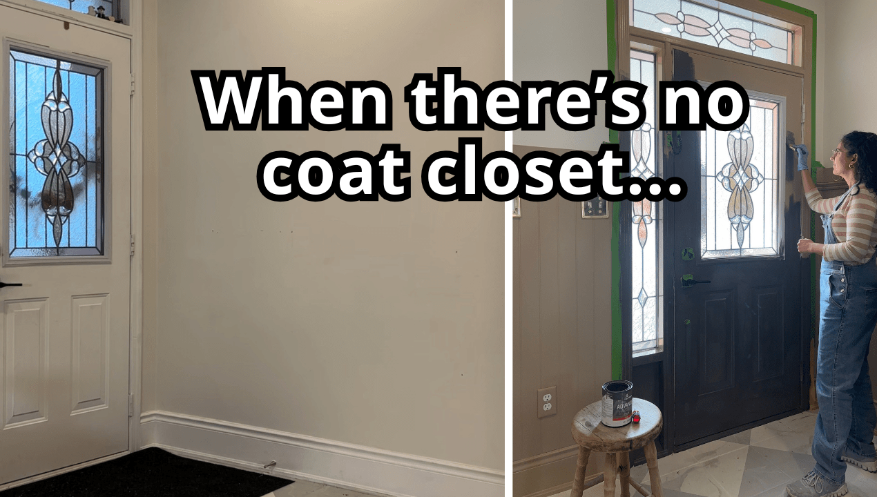 Mom of 3 does this when there’s no entryway coat closet…