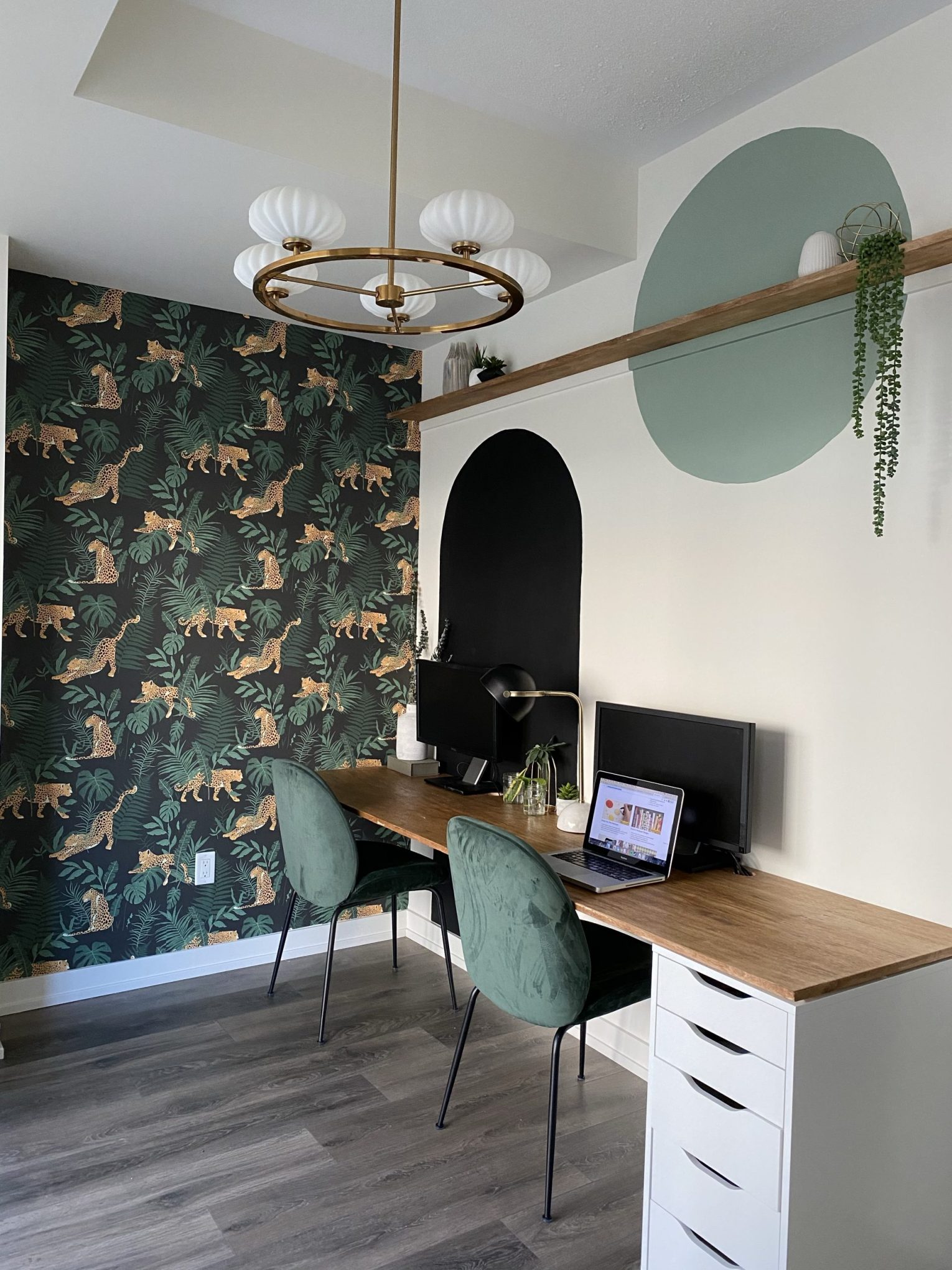 stick on wallpaper on 5 Tips For Peel And Stick Wallpaper Hana S Happy Home