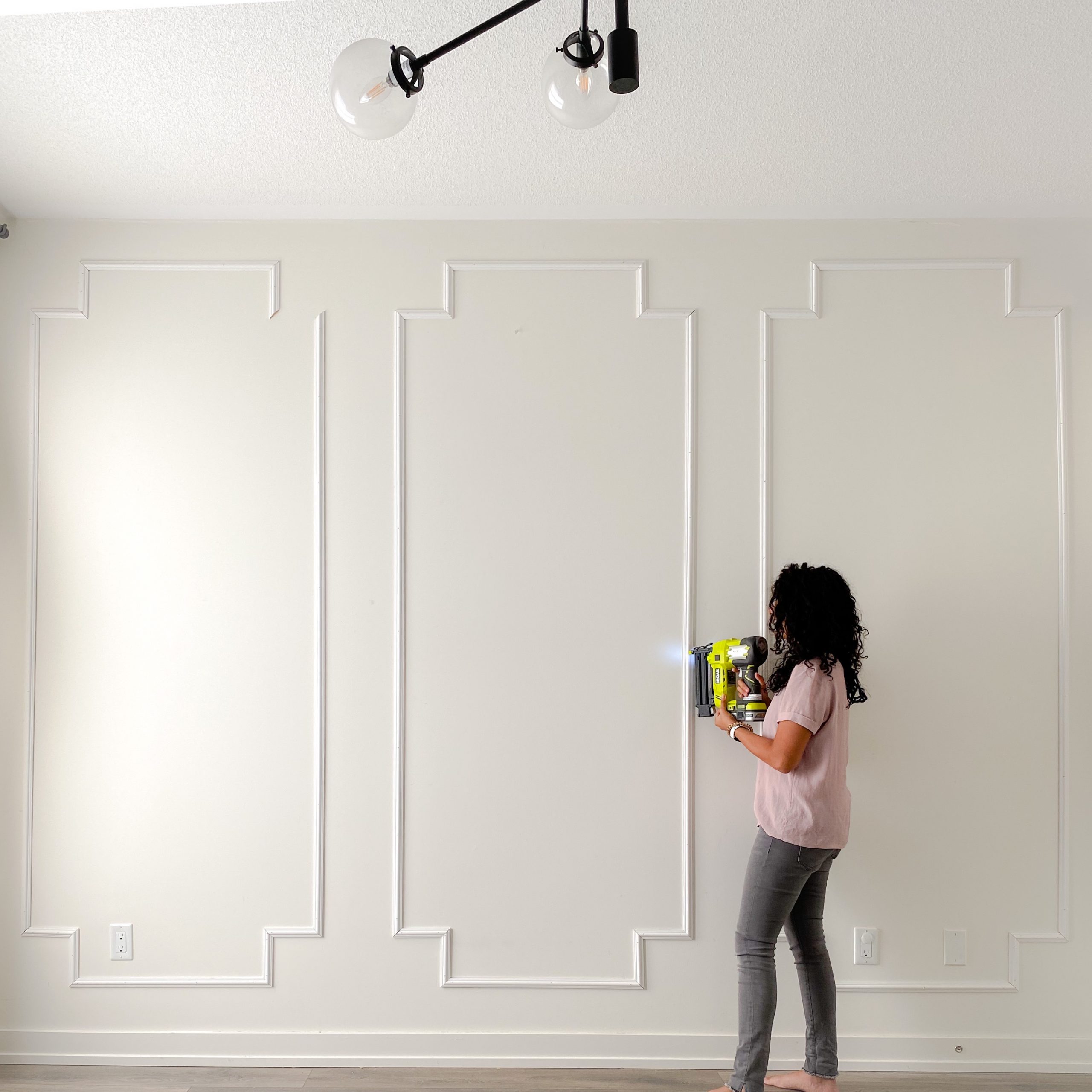 DIY Master Bedroom Accent wall