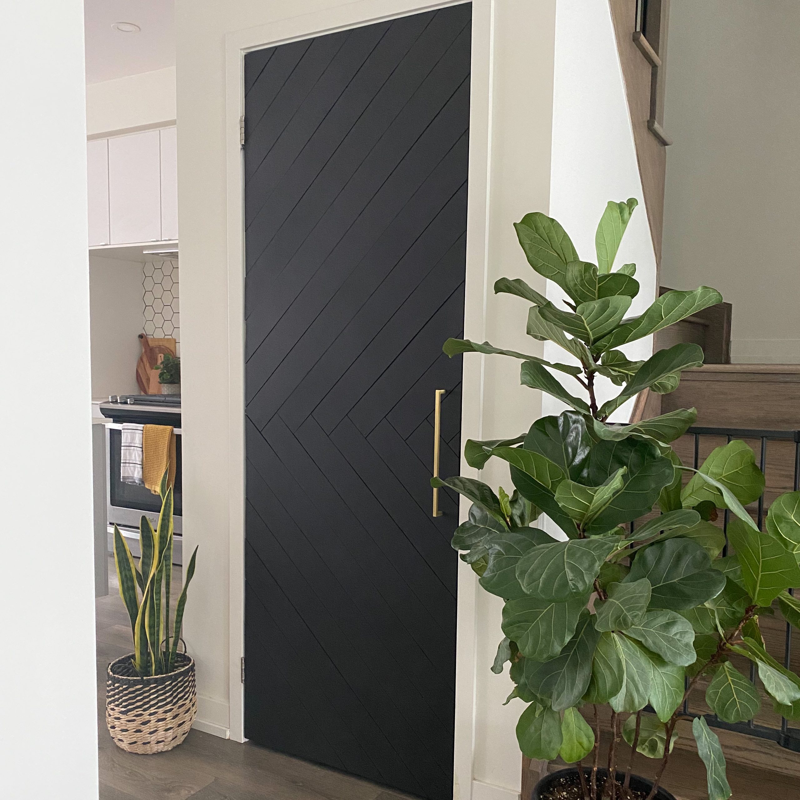 Black Interior Doors with White Trim - A Total Transformation