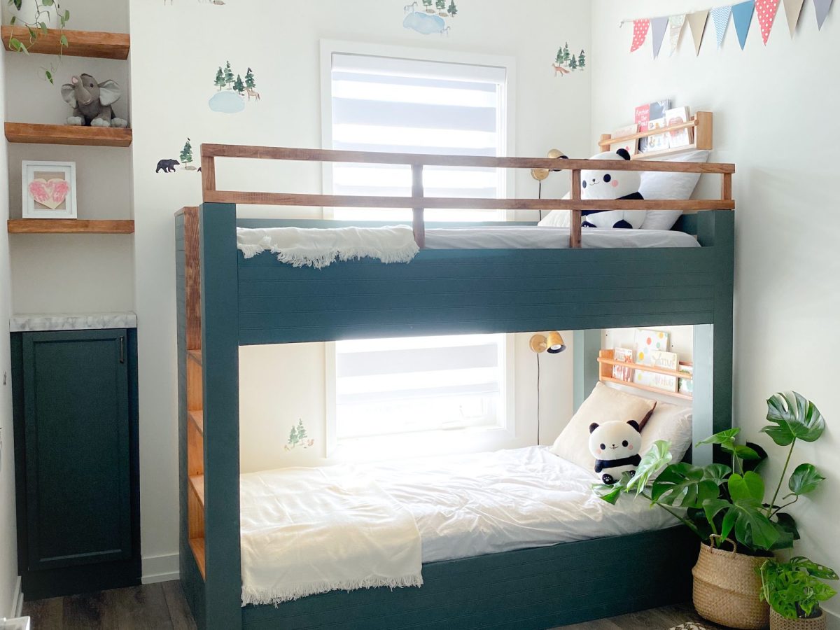 Betrokken Inschrijven samenzwering IKEA MYDAL Bunk bed hack - Hana's Happy Home