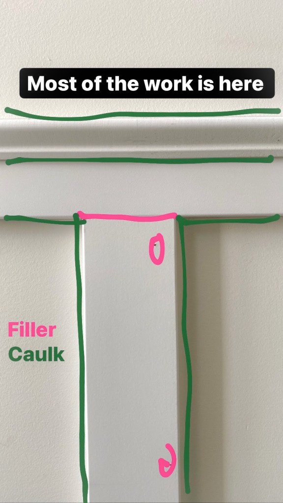 Know when to use caulk vs filler
