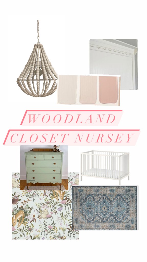 baby girl nursery woodland theme