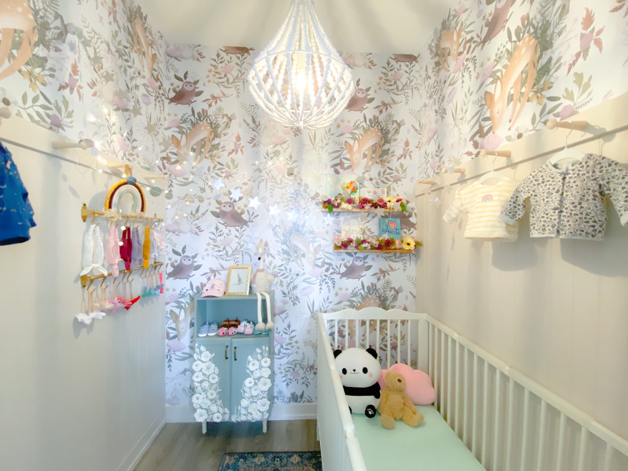 Whimsical Woodland Baby Girl Nursery Reveal - Hana's Happy Home