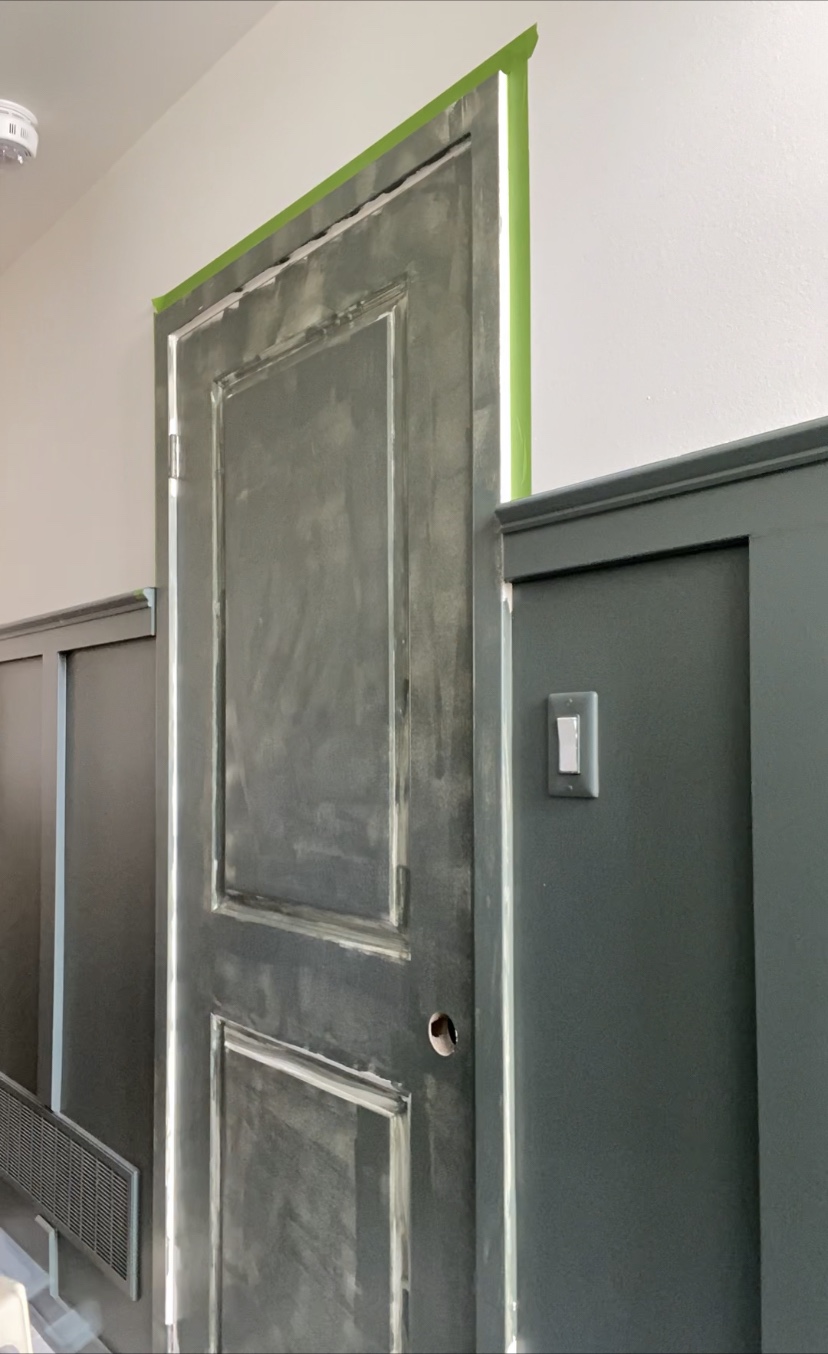 How to paint a door without brush marks - Hana's Happy Home