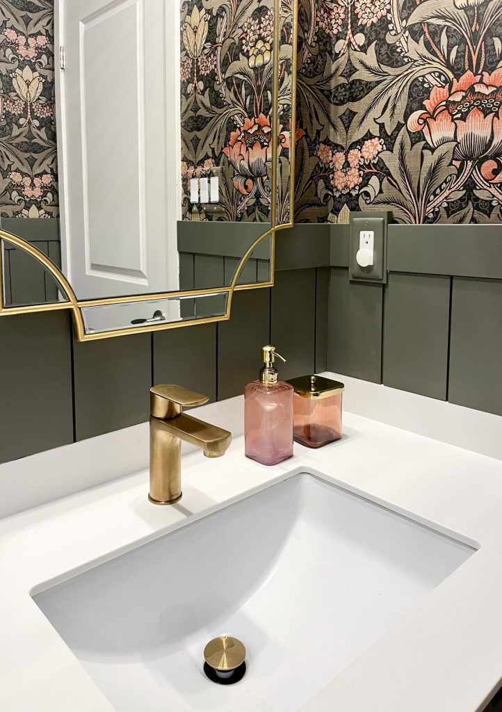DIY Small Bathroom Accent Wall Ideas - Hana's Happy Home