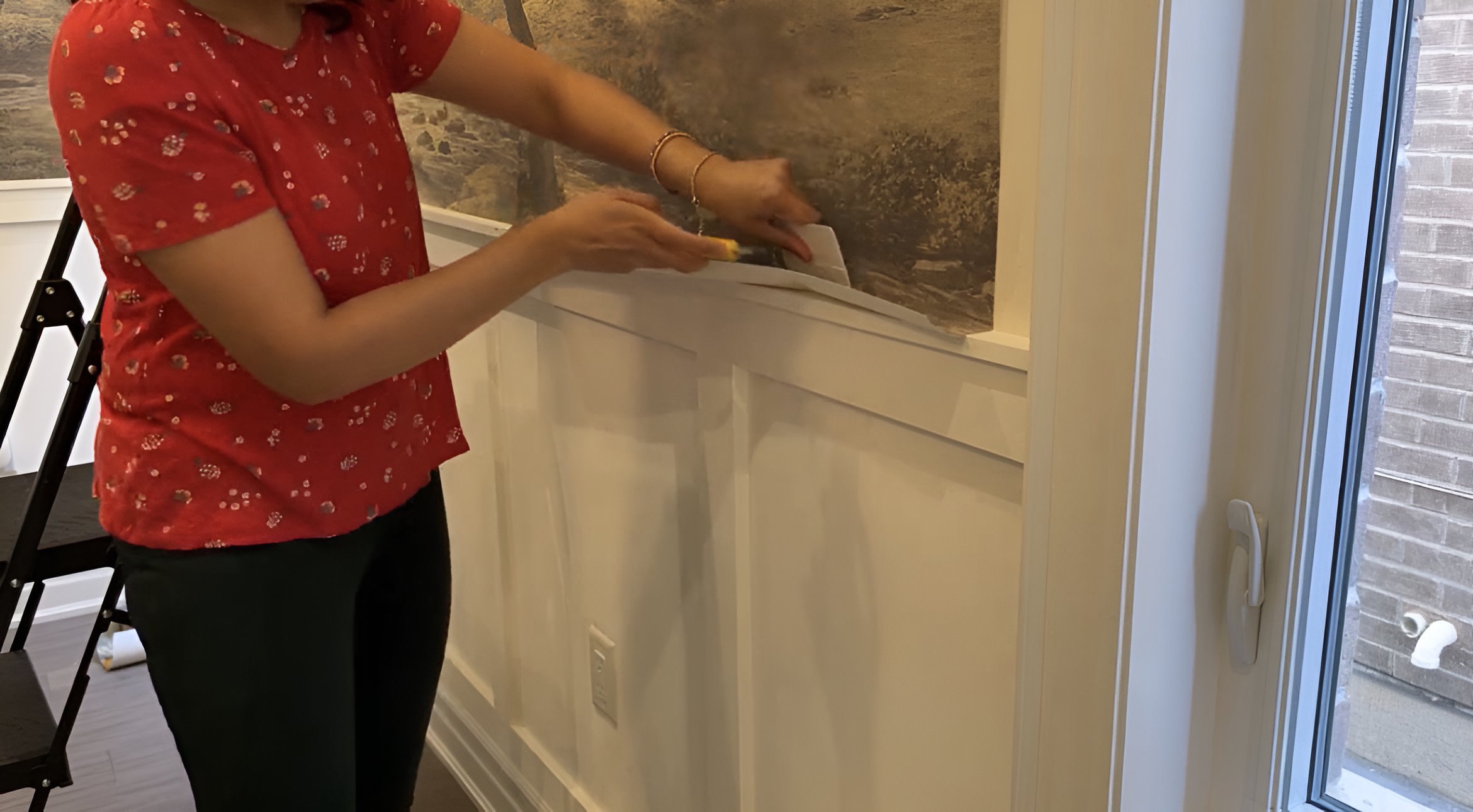 Paste the Wall Wallpaper Installation Tips and Tricks - Hana's Happy Home