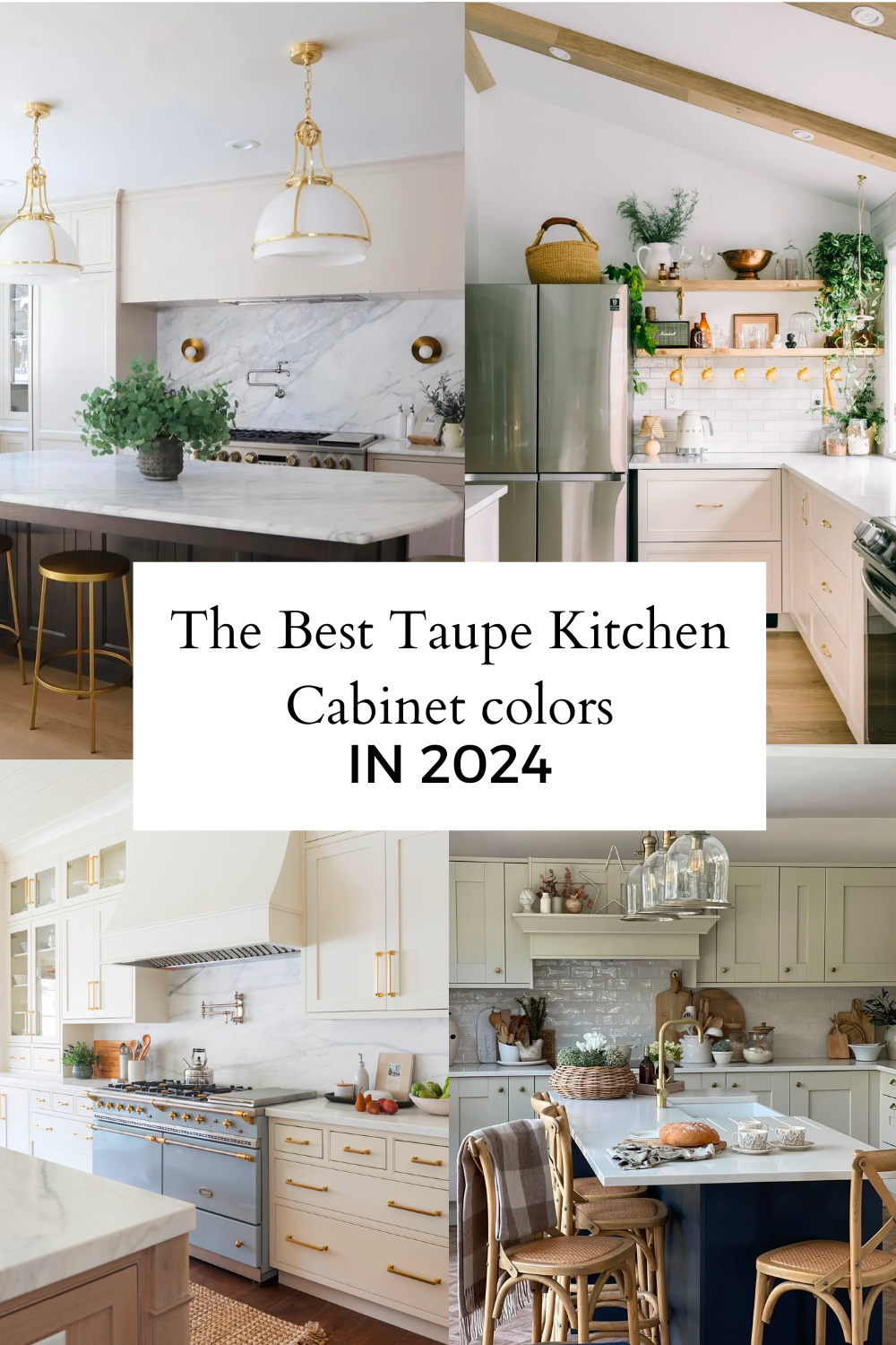 Taupe and Beige Kitchen Cabinets You’ll fall in Love With - Hana's ...