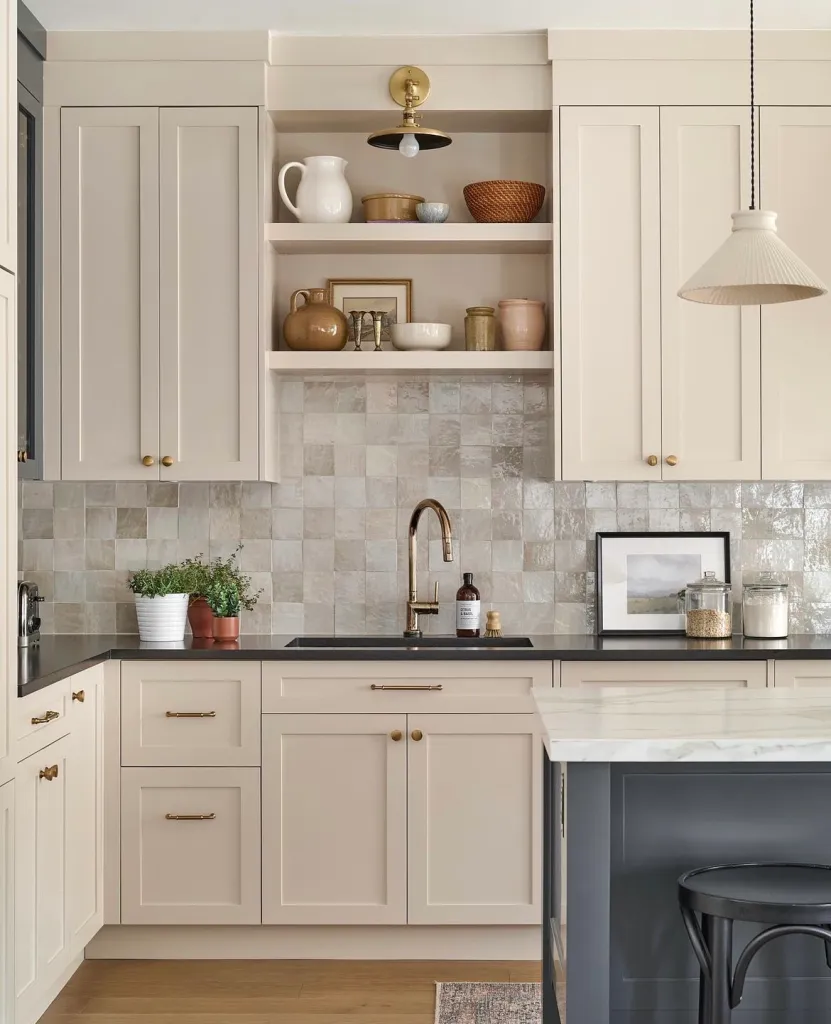 Taupe and Beige Kitchen Cabinets You'll fall in Love With - Hana's